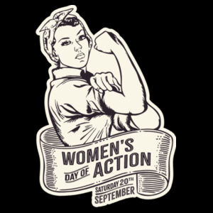 Rosie the Riveter - AS Colour Womens Stencil Hood Design