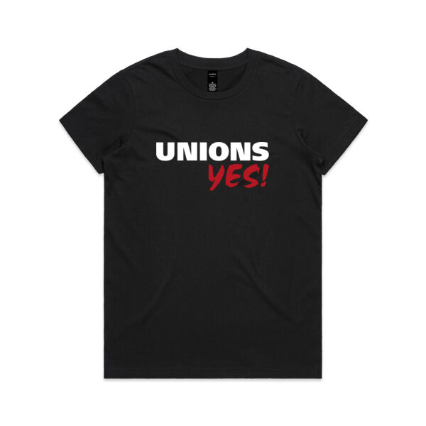 Unions Yes! - AS Colour Womens Maple Tee Thumbnail
