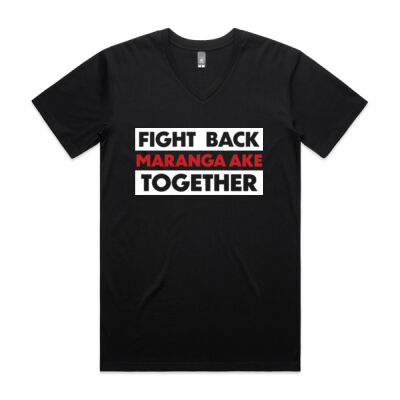 Fight Back Together - AS Colour Men's Staple V-Neck T shirt Thumbnail